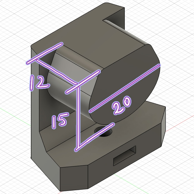 指輪型ライトのグリップ