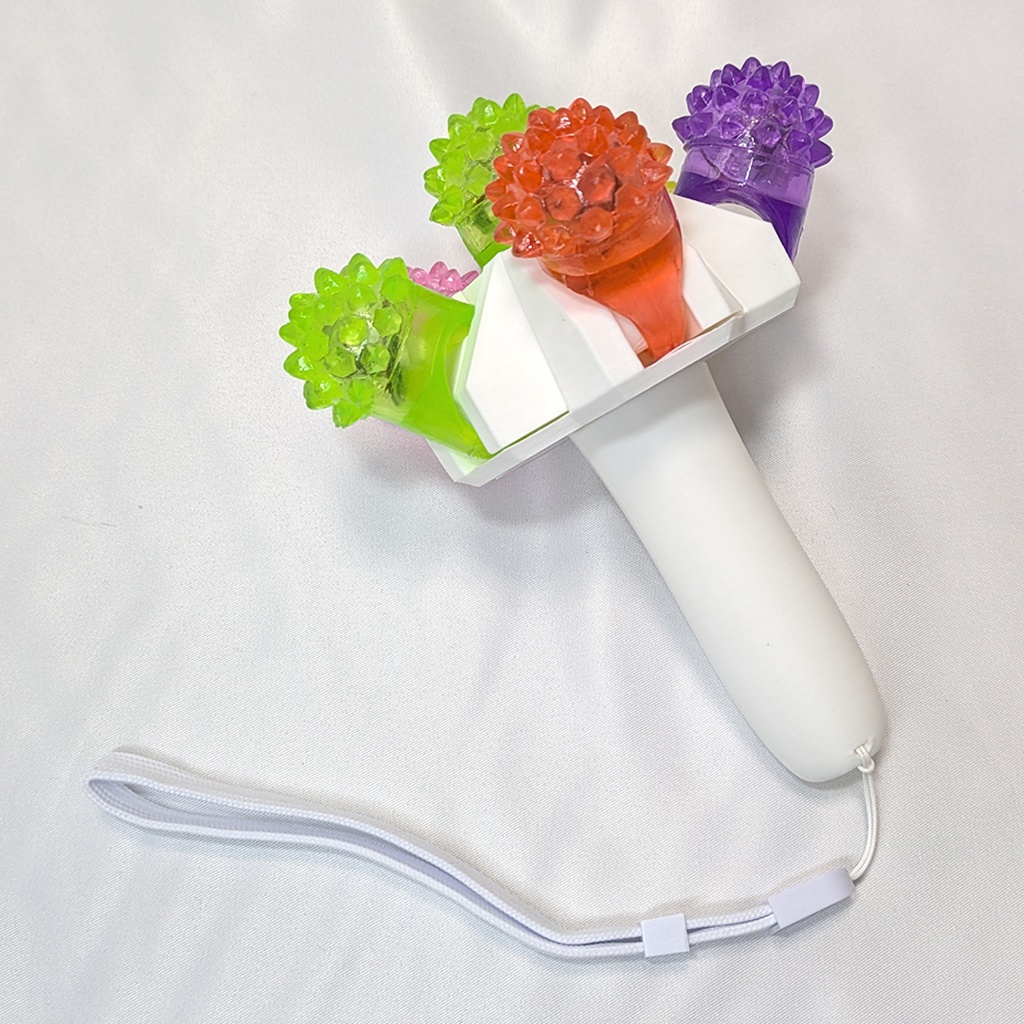 指輪型ライトのグリップ