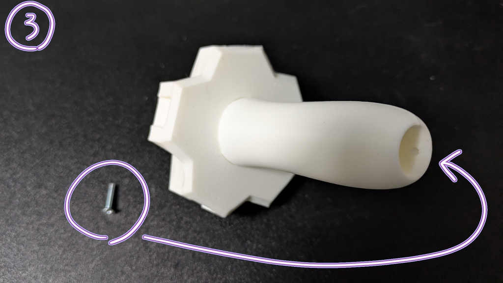 指輪型ライトのグリップ