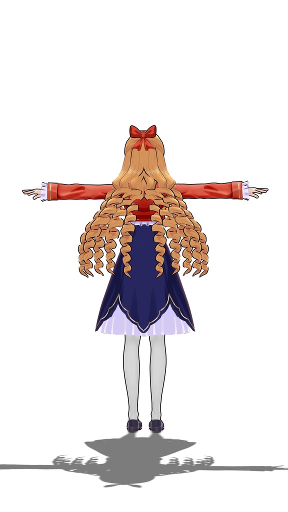 「私の推しは悪役令嬢。」3Dモデル「クレア=フランソワ」