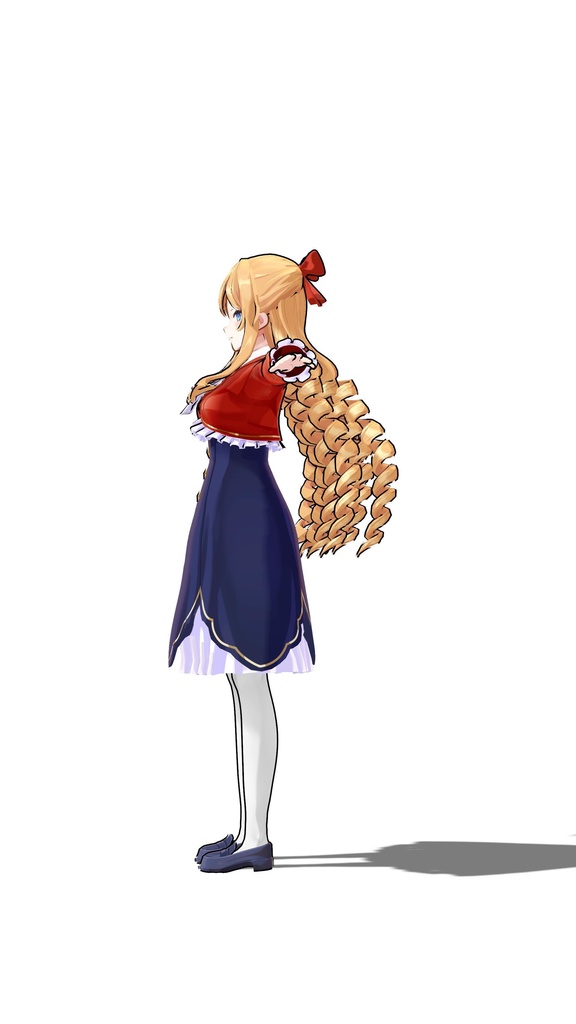 「私の推しは悪役令嬢。」3Dモデル「クレア=フランソワ」