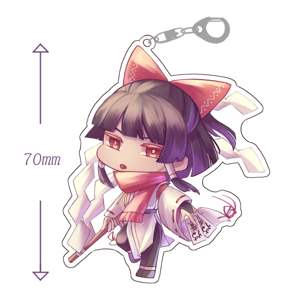 男体化自機アクキー_妖々夢ver.