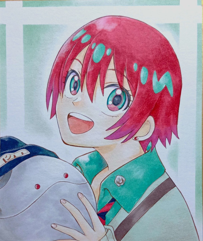 色紙イラスト(中) アマテ・ユズリハ