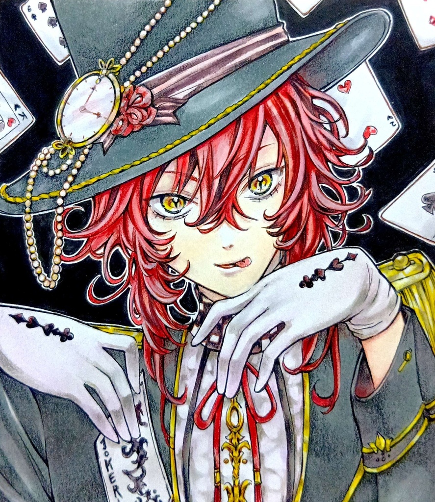ミニ色紙イラスト　オリジナル