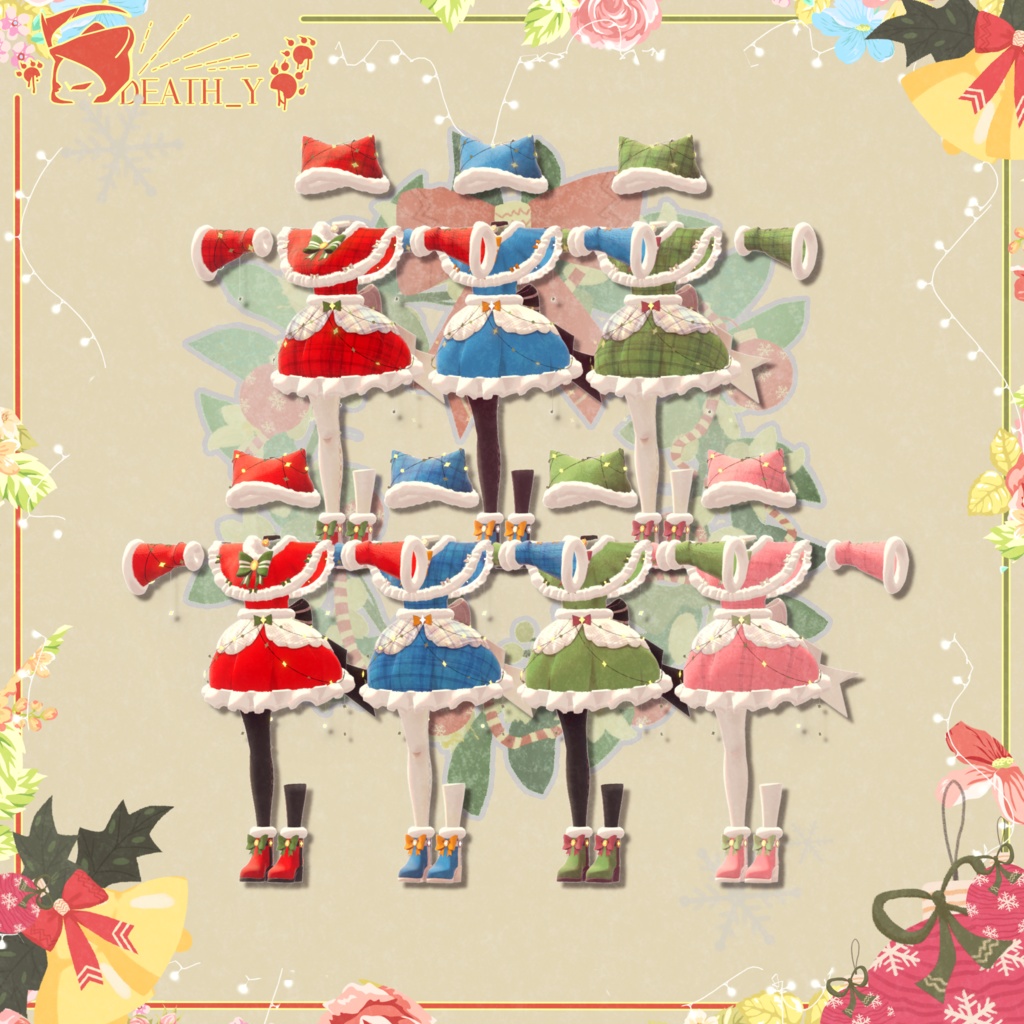 【Maya対応】ChristmasSuit2022_Ver1.0.32【PB】