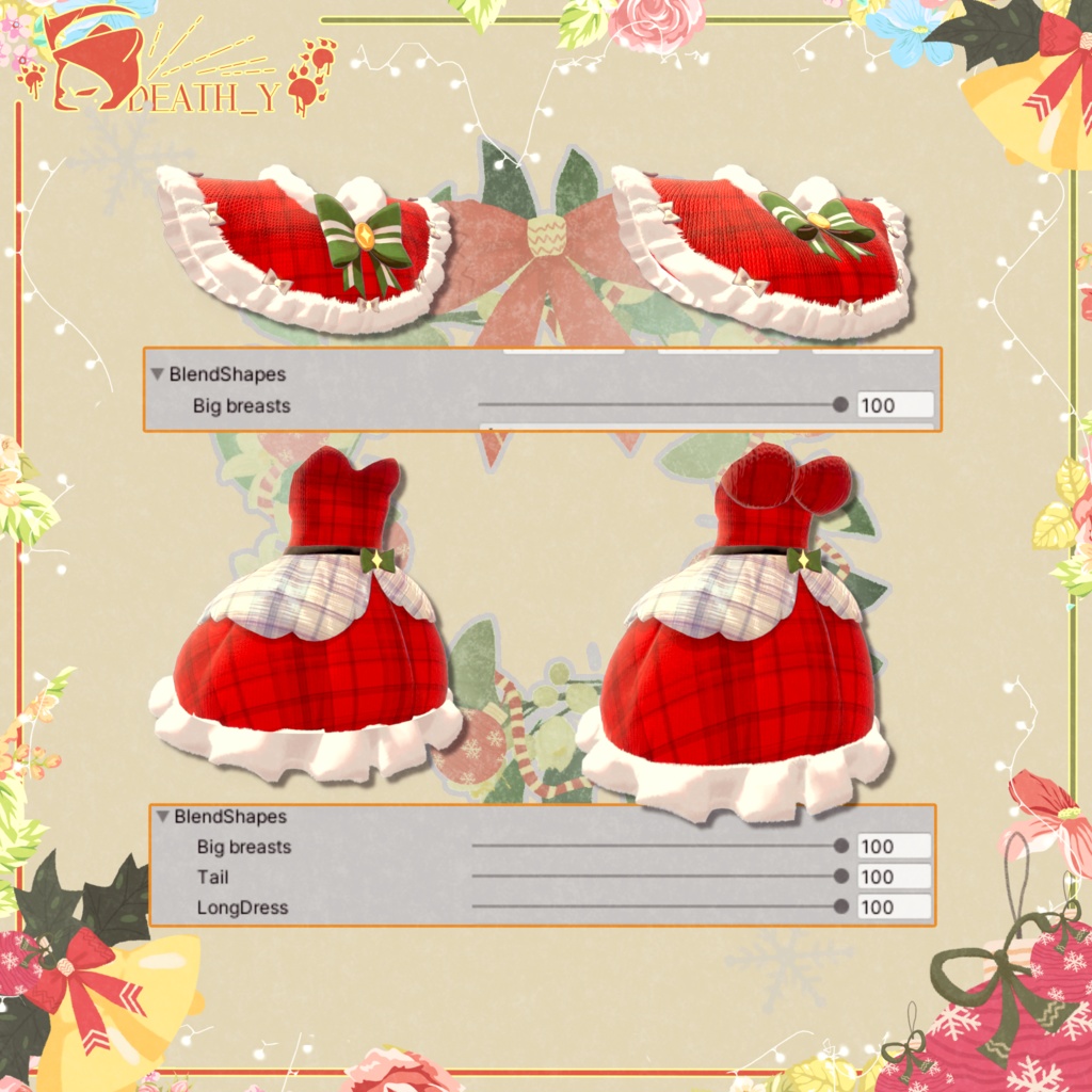 【Maya対応】ChristmasSuit2022_Ver1.0.32【PB】