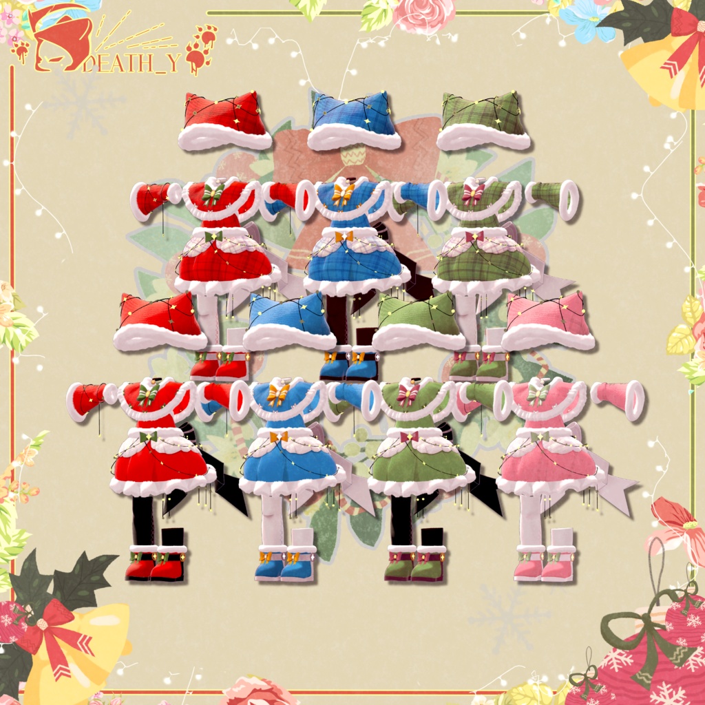 【mamehinata対応】ChristmasSuit2022Chibi_Ver1.0.2【PB】