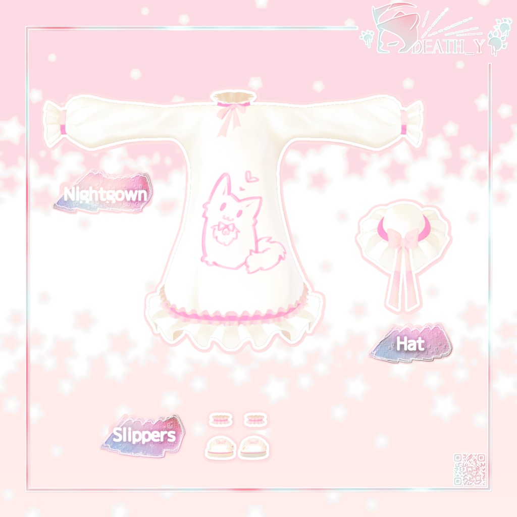 【Multi-Avatar対応】Nightgown_v1.0.0【PB】