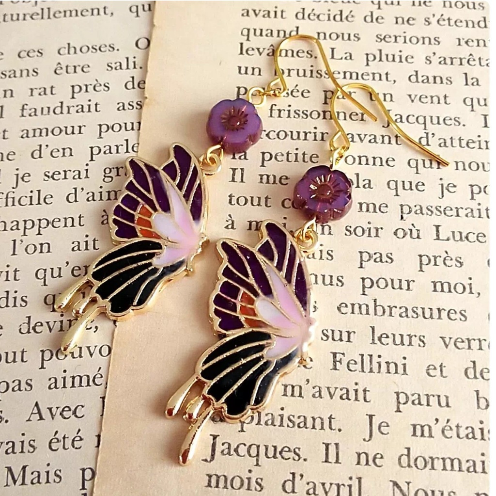 鬼滅 胡蝶しのぶ ピアス イヤリング