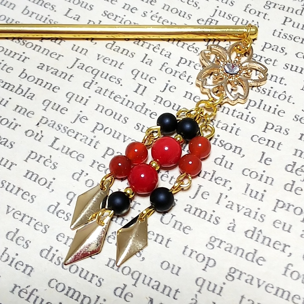 加州清光 桜 簪