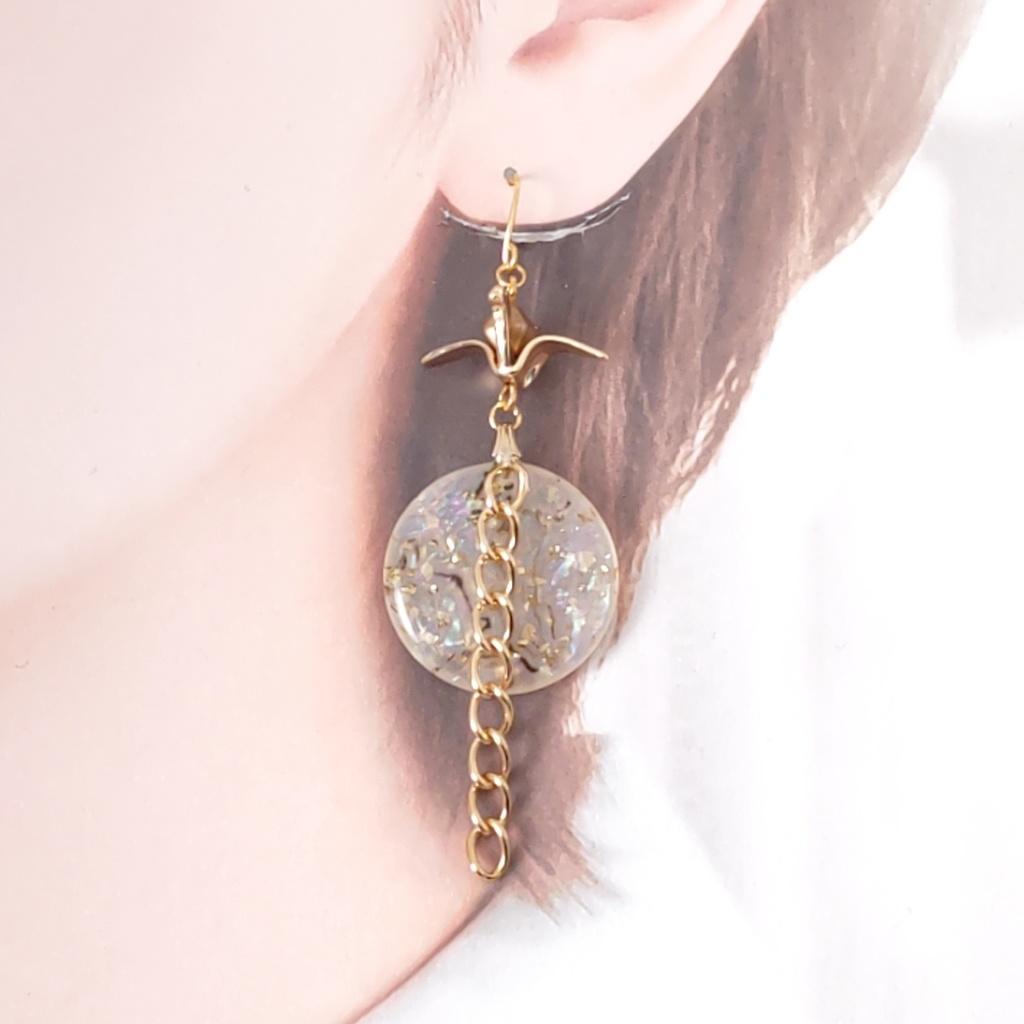 ★鶴丸 ピアス