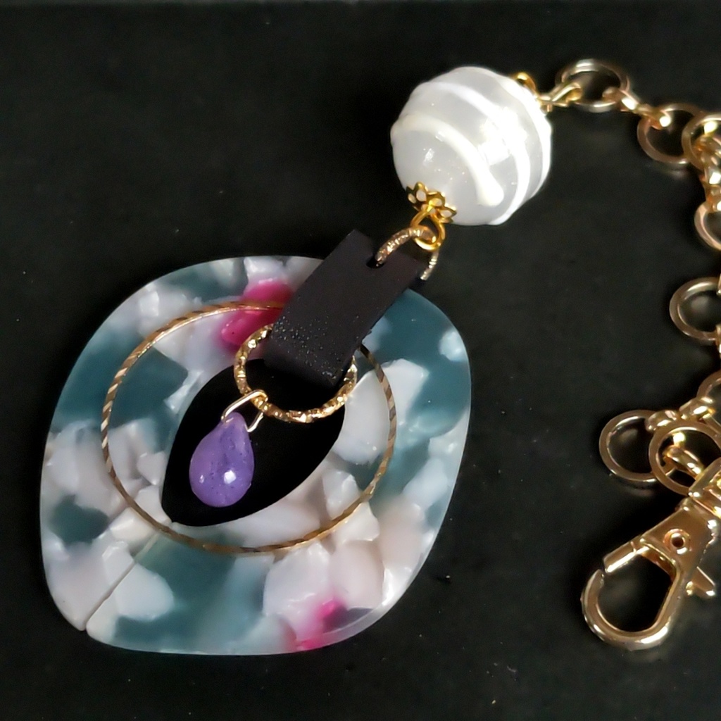 面影 バッグチャーム