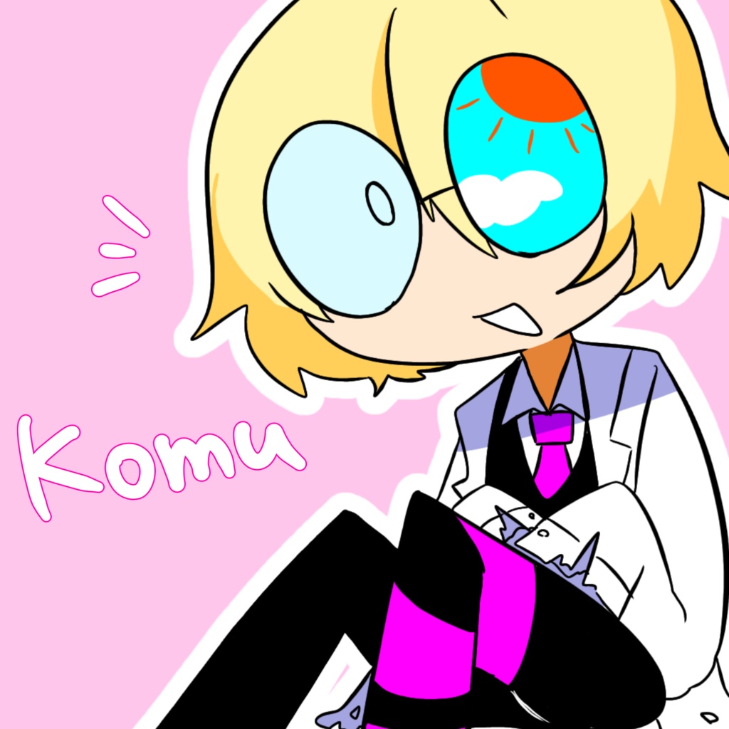 Komuくんのアクリルキーホルダー