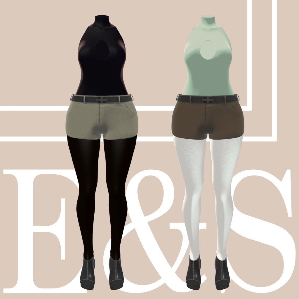 【Moduler Avatar対応】森羅専用お姉さんコーデ【PB設定済】【バラ売り対応】