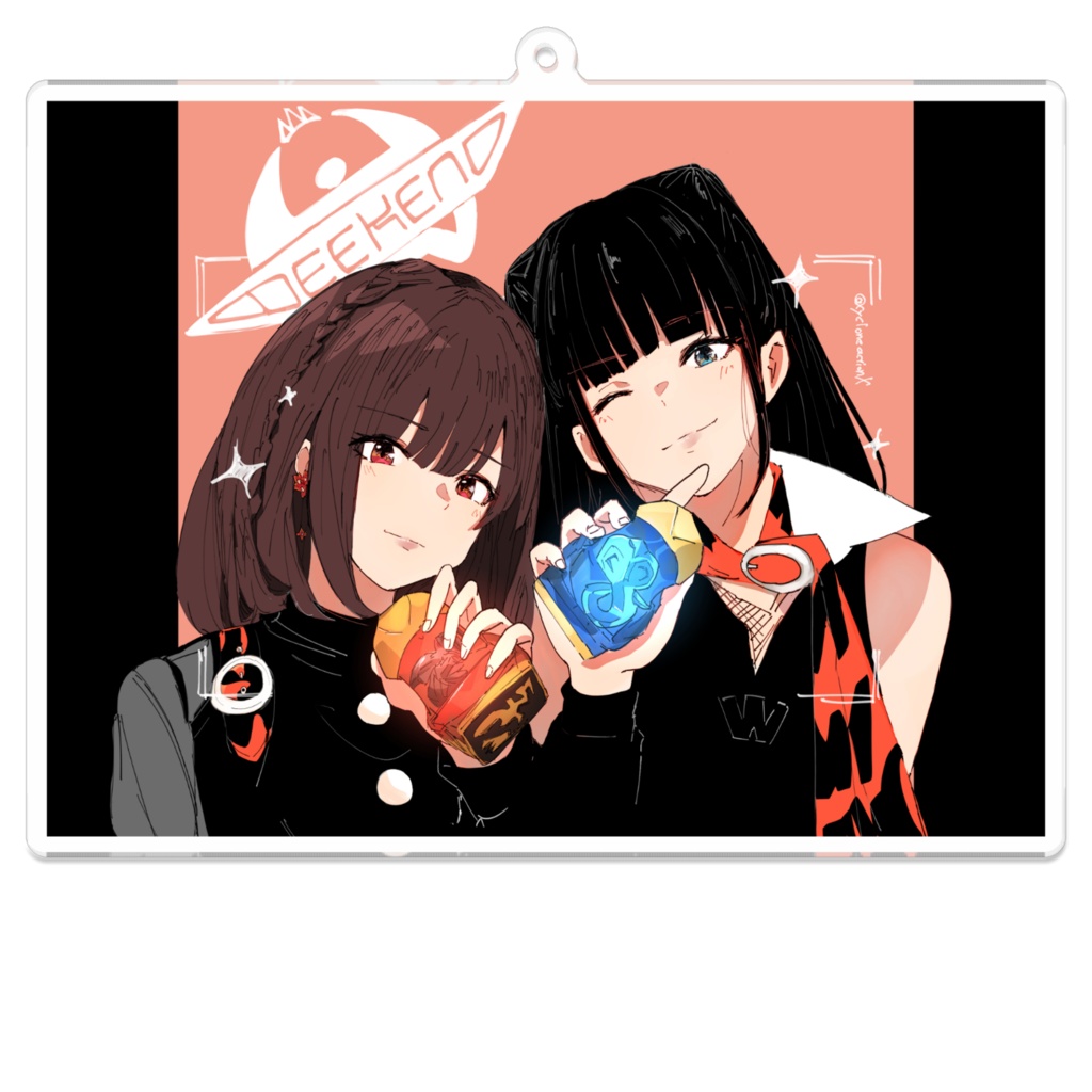 アクリルキーホルダー さくはな