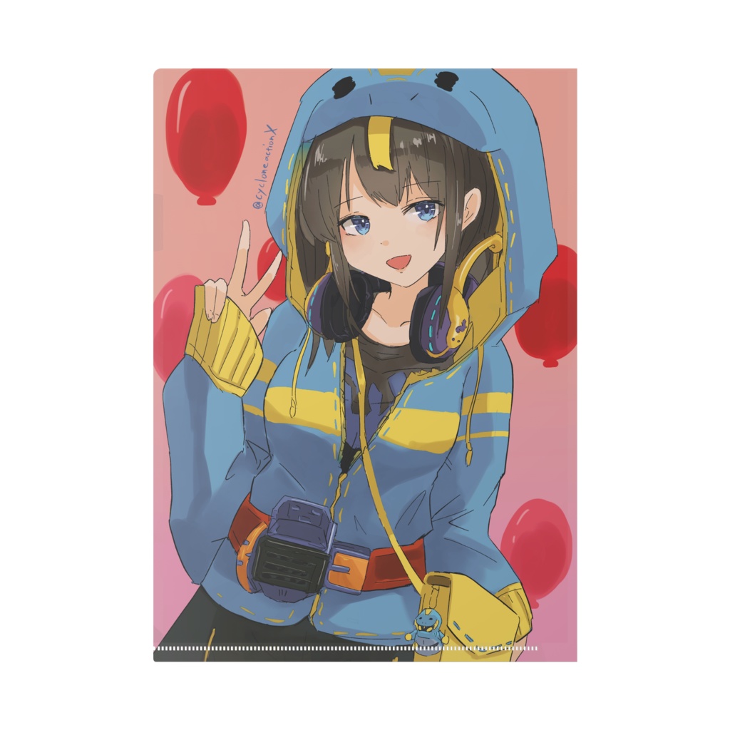 クリアファイル ジャンヌ系女子ちゃん