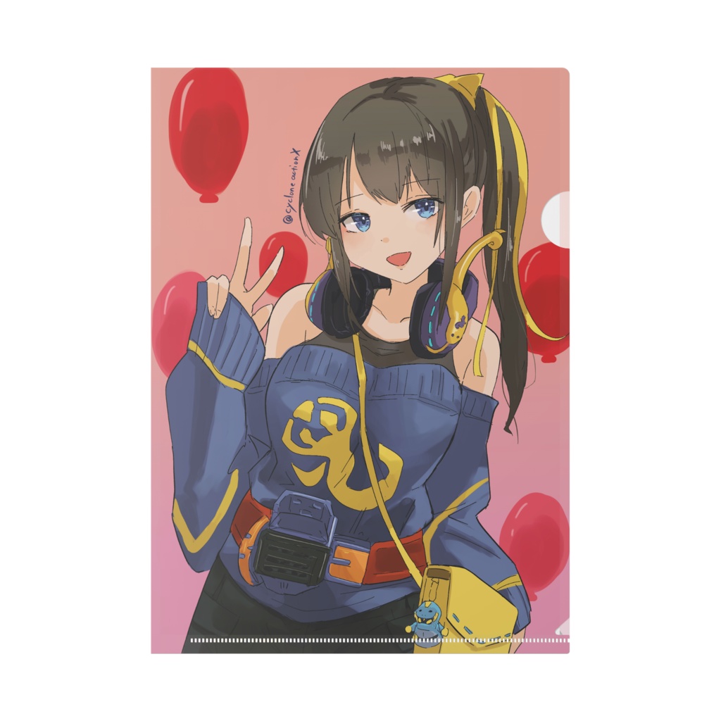 クリアファイル ジャンヌ系女子ちゃん