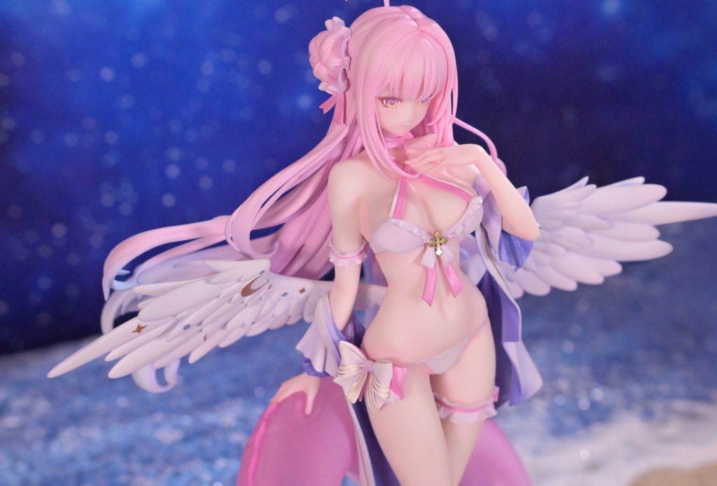 『モ誰原案・原画』ブルーアーカイブ ★星夜デート★~聖園 ミカ~水着ver. 1/7スケール ガレージキット(塗装製作代行・無塗装)