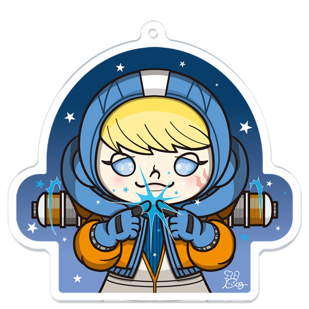 APEXアクリルキーホルダー　ワットソン(70ｍｍ)