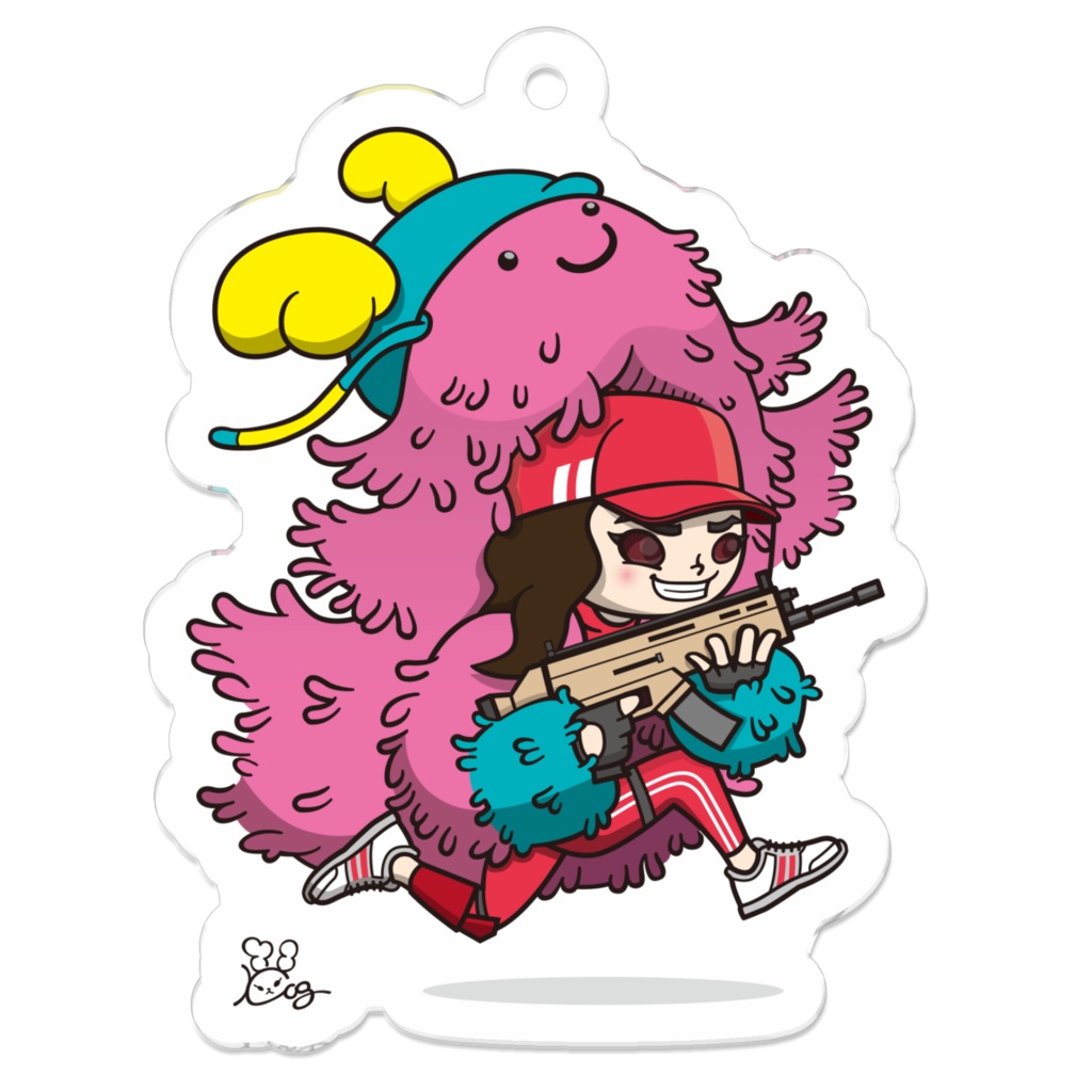 FORTNITEガフ×ルビー　アクキー（50×50）