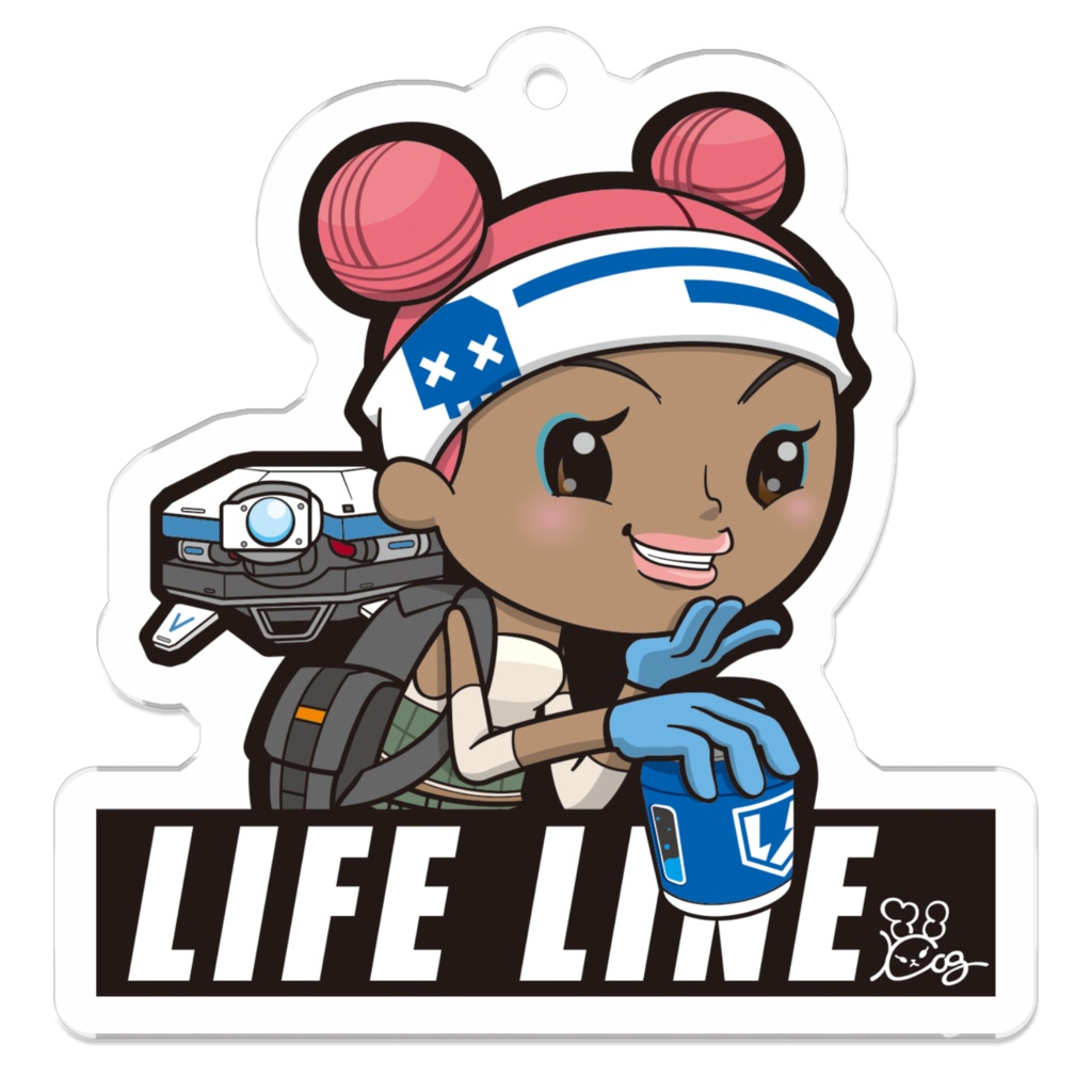 APEXLEGENDSライフライン　アクキー（50×50）