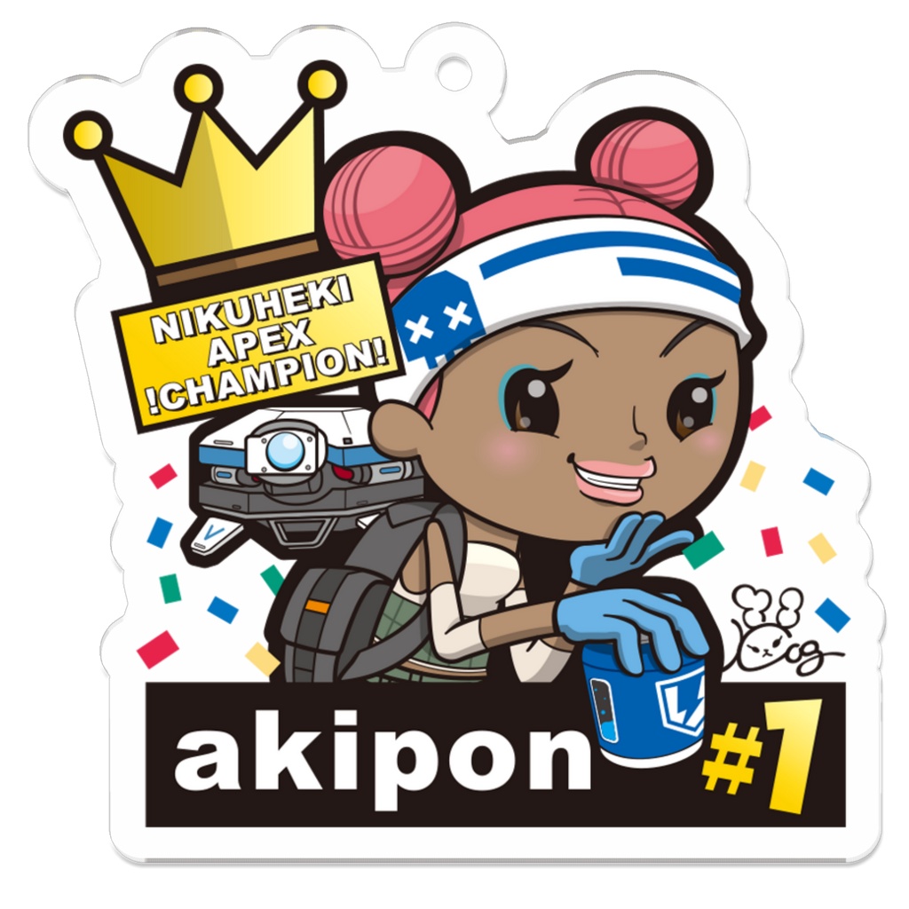 championキーホルダー【akipon】