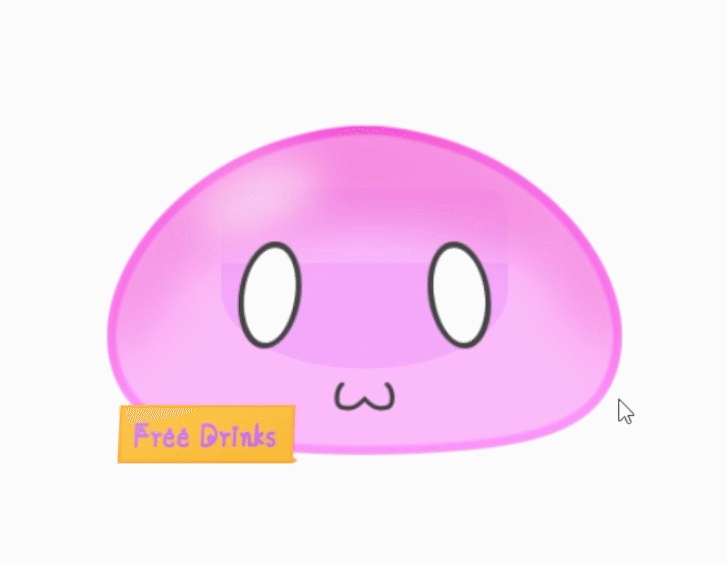 【Free/無料live2dモデル】JuicySlime【Text editable】【Vtube Studio】