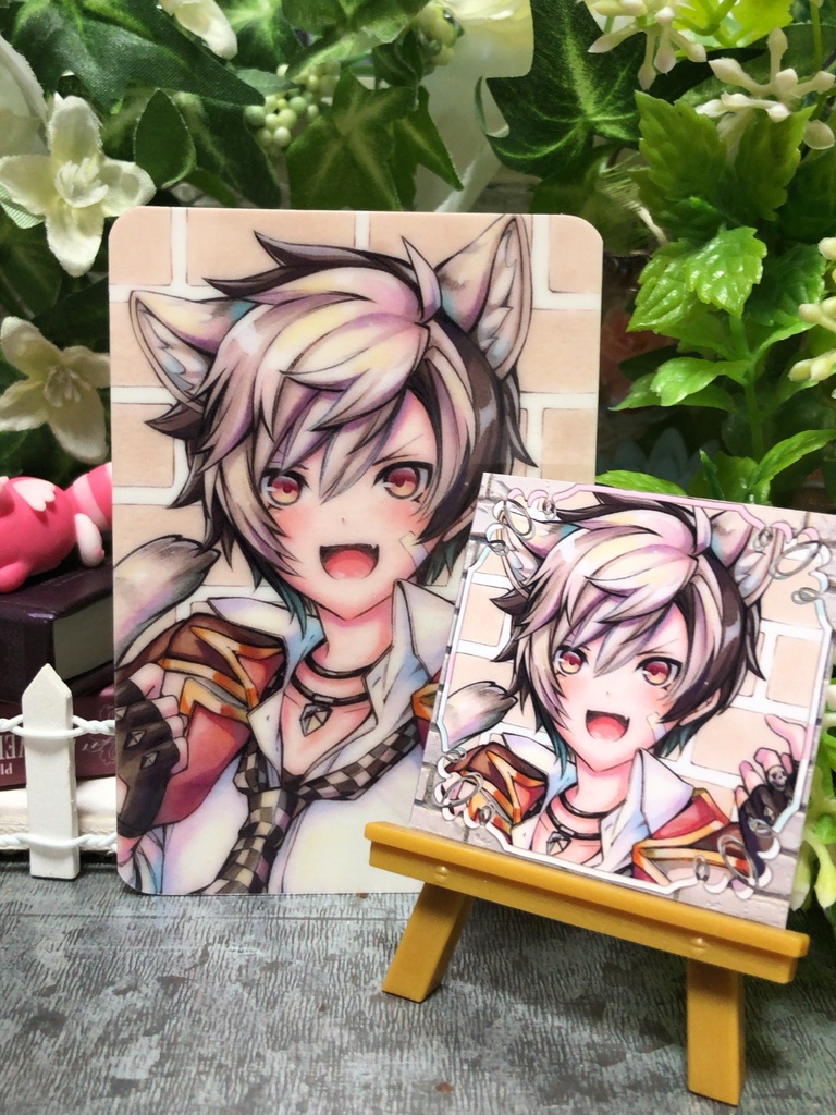 白猫プロジェクト セイヤ ラミカード ぷちシール タオルの日記 Booth