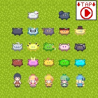 ピクスク用ミルキィナマコ&ぬいぐるみアバター