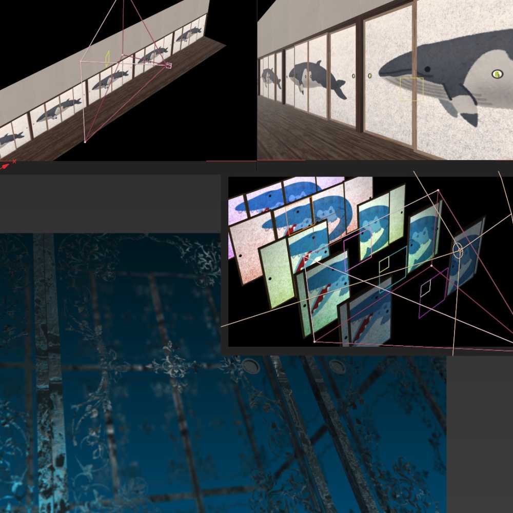 【OBJ】襖(ふすま)【Element3D】