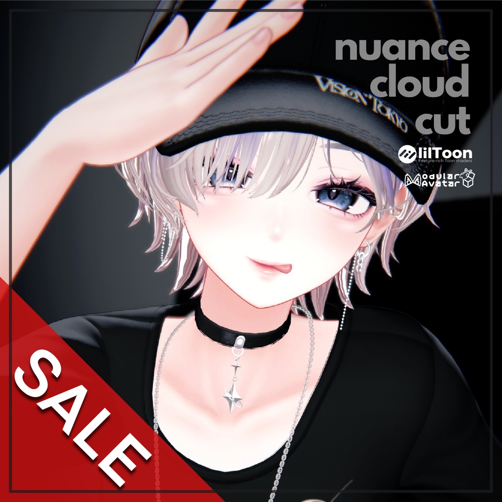 ✧Nuance Cloud Cut✧【17アバター対応】VRChat