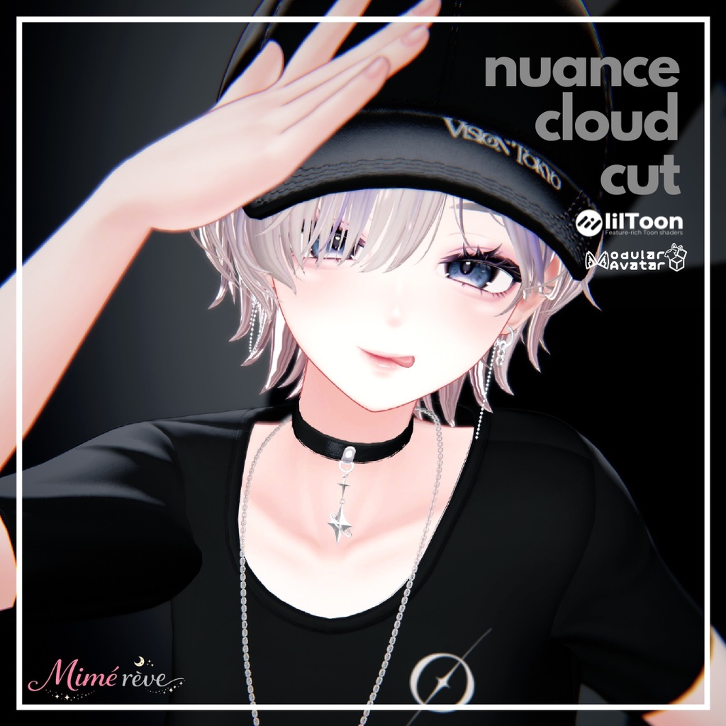 SALE🎈✧Nuance Cloud Cut✧【15アバター対応】VRChat