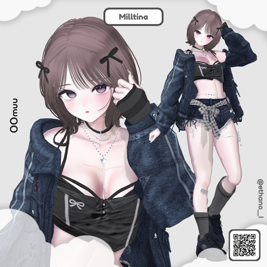 15%off ☁ millie bob ☁【15アバター対応】VRChat