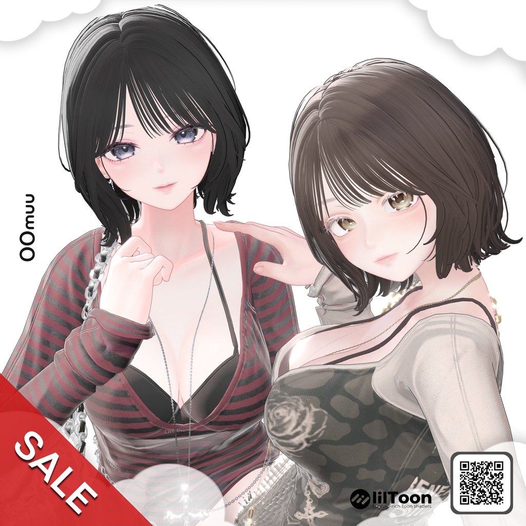  15％off ☁ millie bob ☁【15アバター対応】VRChat