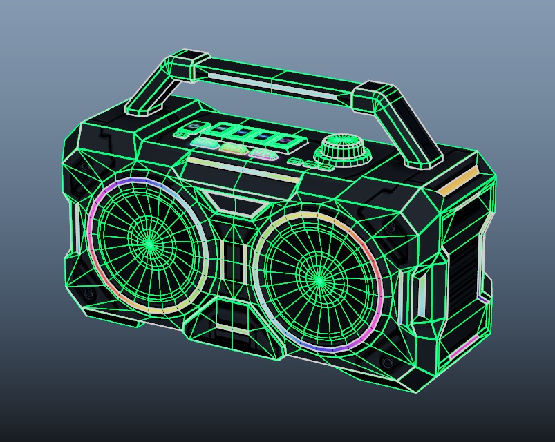 【VRChat】ゲーミングスピーカー Rainbow Glowing Speaker