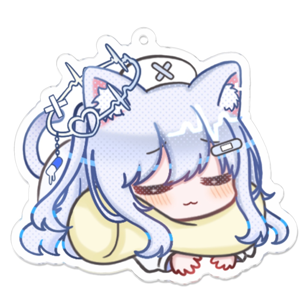 【オリジナル】おつねこキーホルダー
