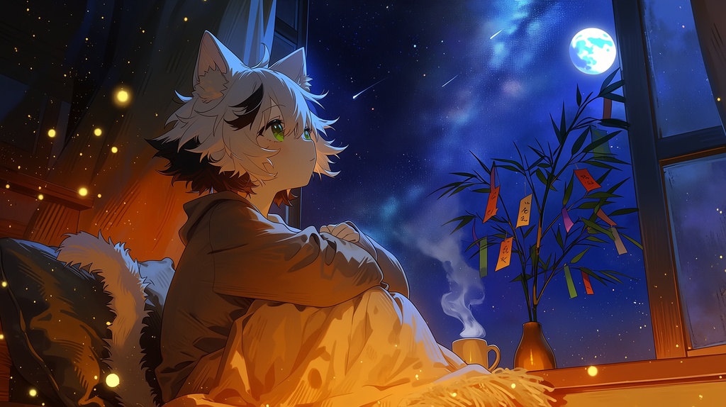 フリーBGM「星に願いを、七夕の夜空。」配信・作業・勉強