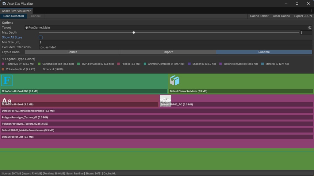 【メモリ食い虫を一発特定】AssetSizeVisualizer【Unityエディタ拡張】