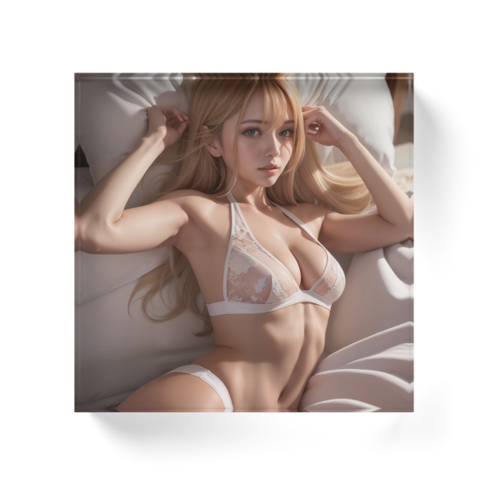 美しい女性のアクリルブロック✨️