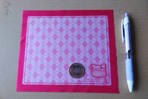 ゆづぷっぷーメガネ拭き(ピンク)