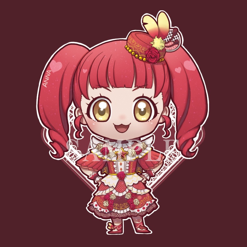 赤城あんなのアクリルキーホルダー