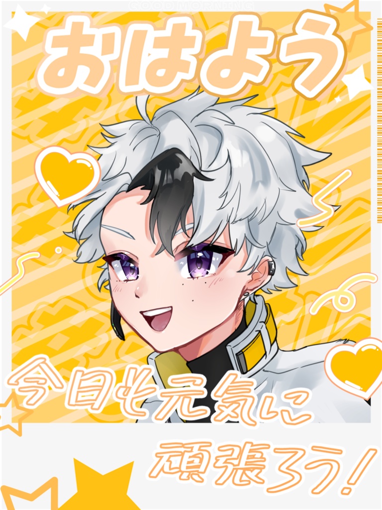 【#おはV素材】チェキ風素材 8色のバリエーション