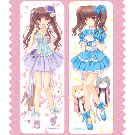 ゆかりん＆ゆかたん・抱き枕カバー