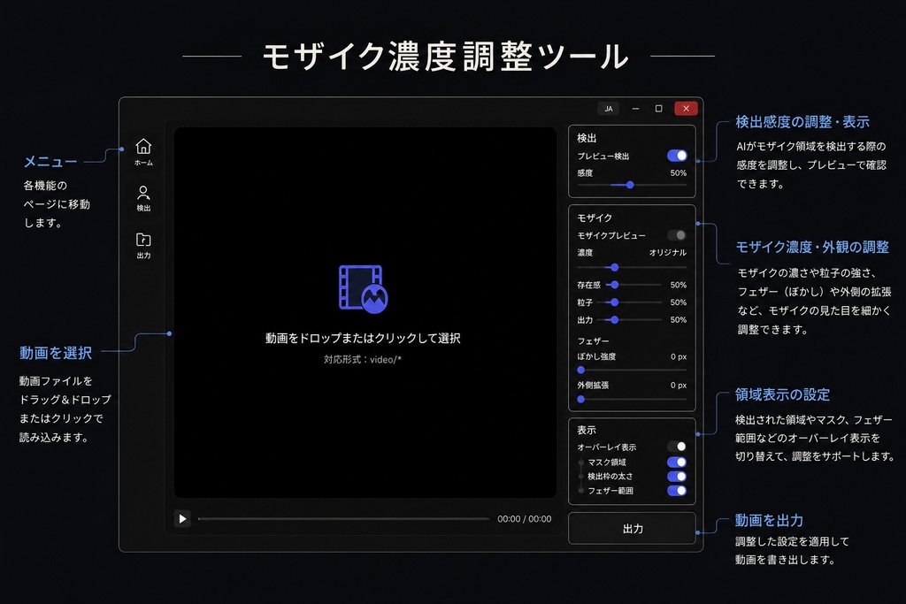 BlurFixer|AI自動モザイク処理支援ツール(β版)