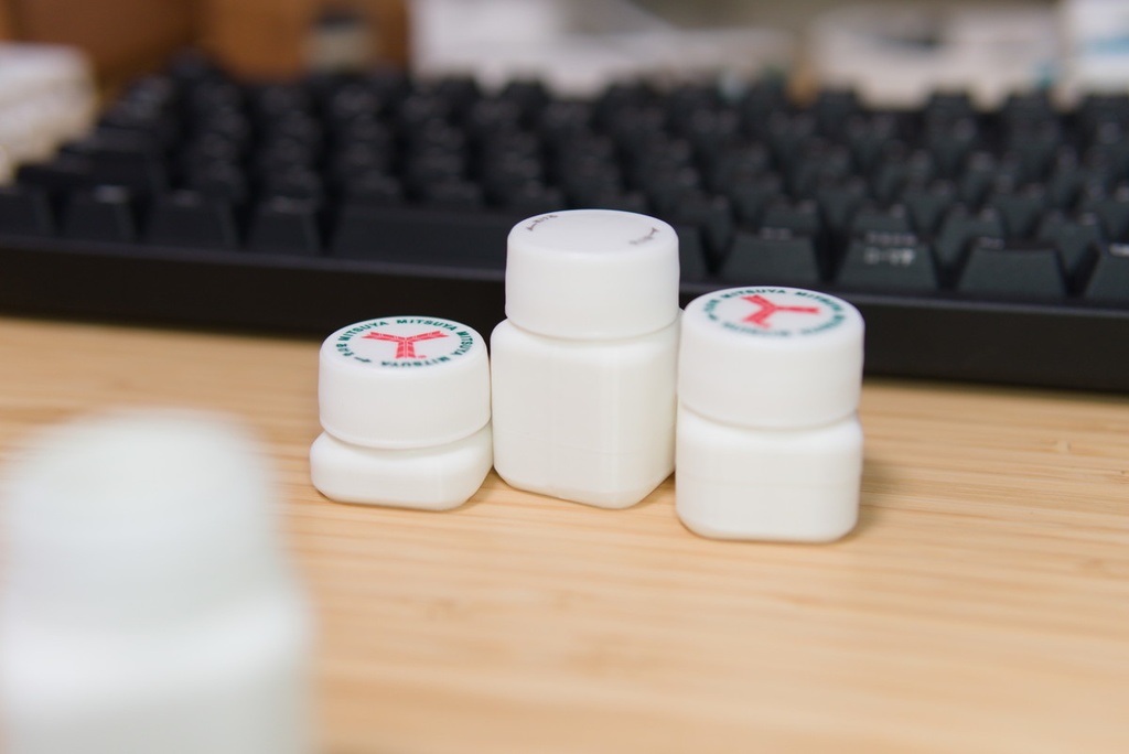 ペットボトルのキャップを再利用!小さいボトル(3Dプリンタ用データ)