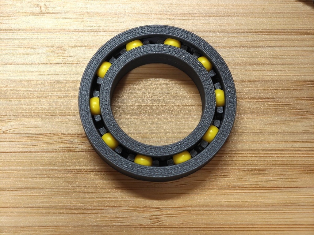 【無料DL可】BB弾ベアリング 外形50mm / 内径30mm 3Dプリンタ用データ