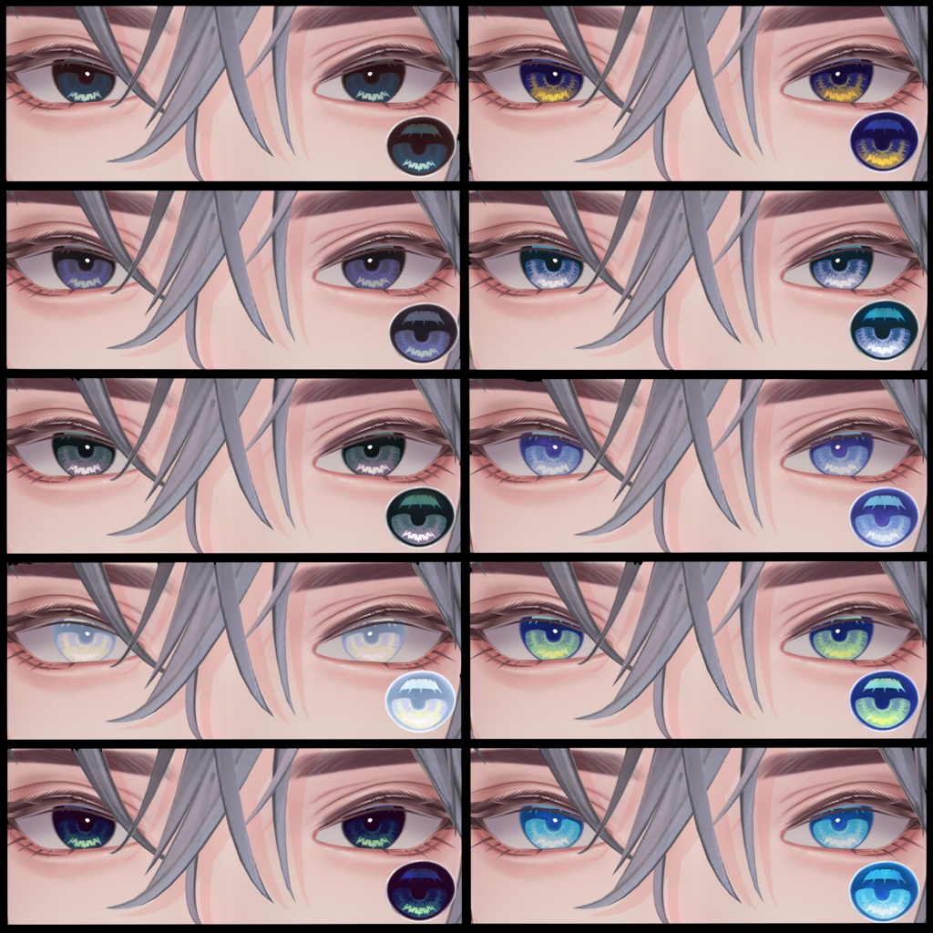 【悠莉専用】Eye Texture 40colors【早期おまけつき】