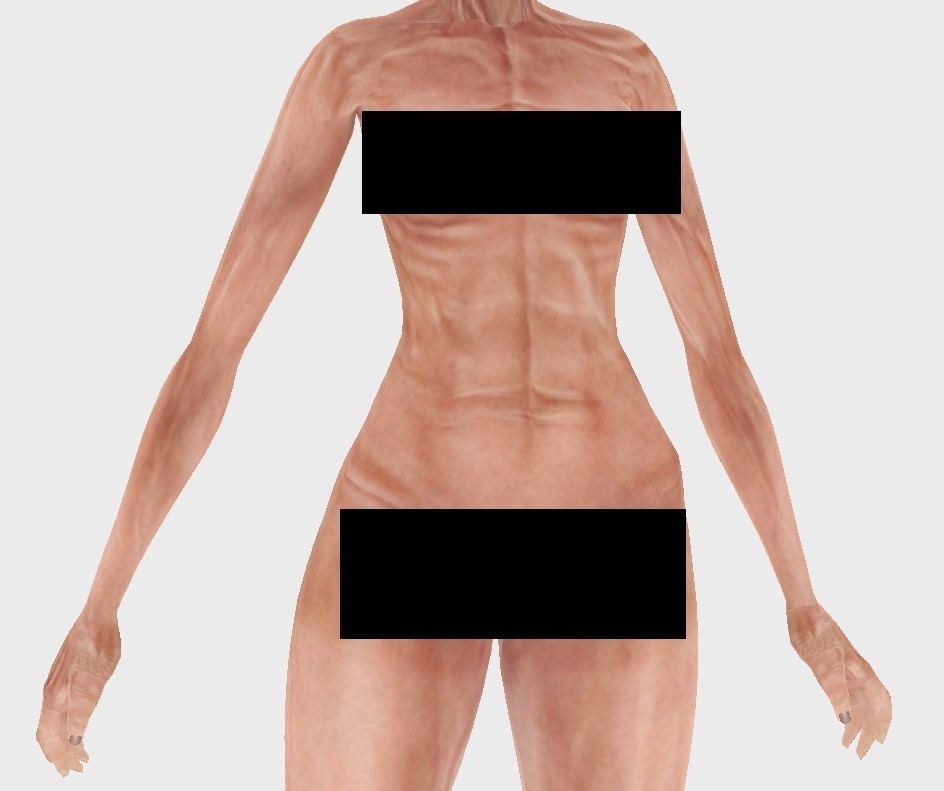 Realistic Old Lady Dorothy Skin Textures | Face + Body