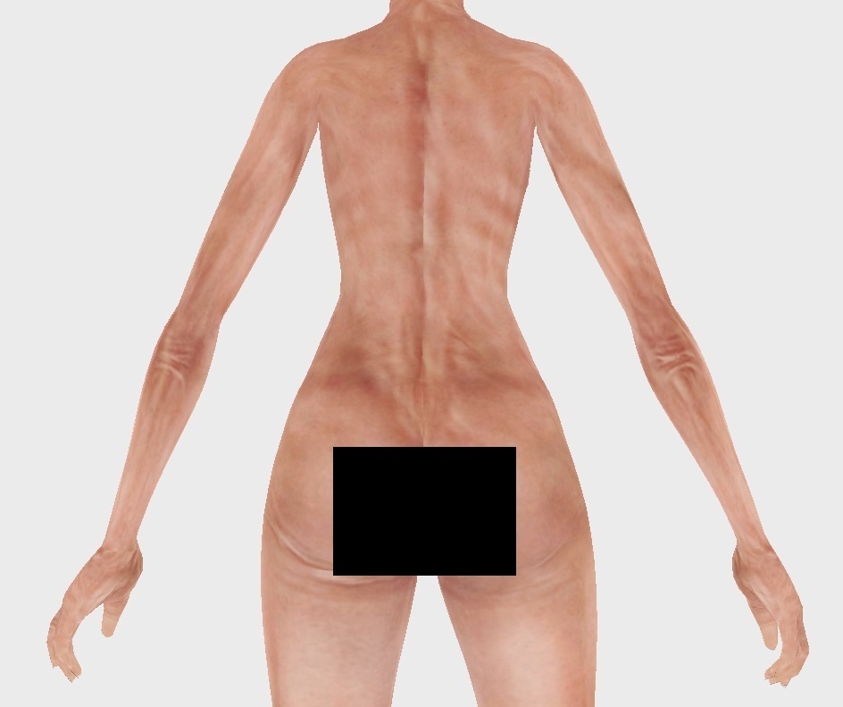 Realistic Old Lady Dorothy Skin Textures | Face + Body