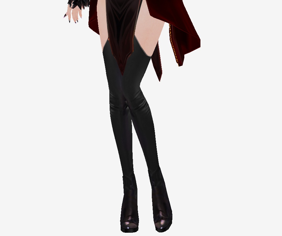 Demon outfit set Dress + Boots + Gloves